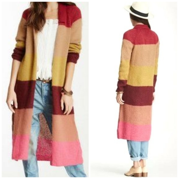Free People Sweaters - FREE PEOPLE Mohair blend Over the rainbow duster